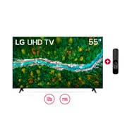 LG UHD ThinQ AI 55" UP7760 4K Smart TV, 4K Procesador Inteligente α5, 55UP7760PSB
